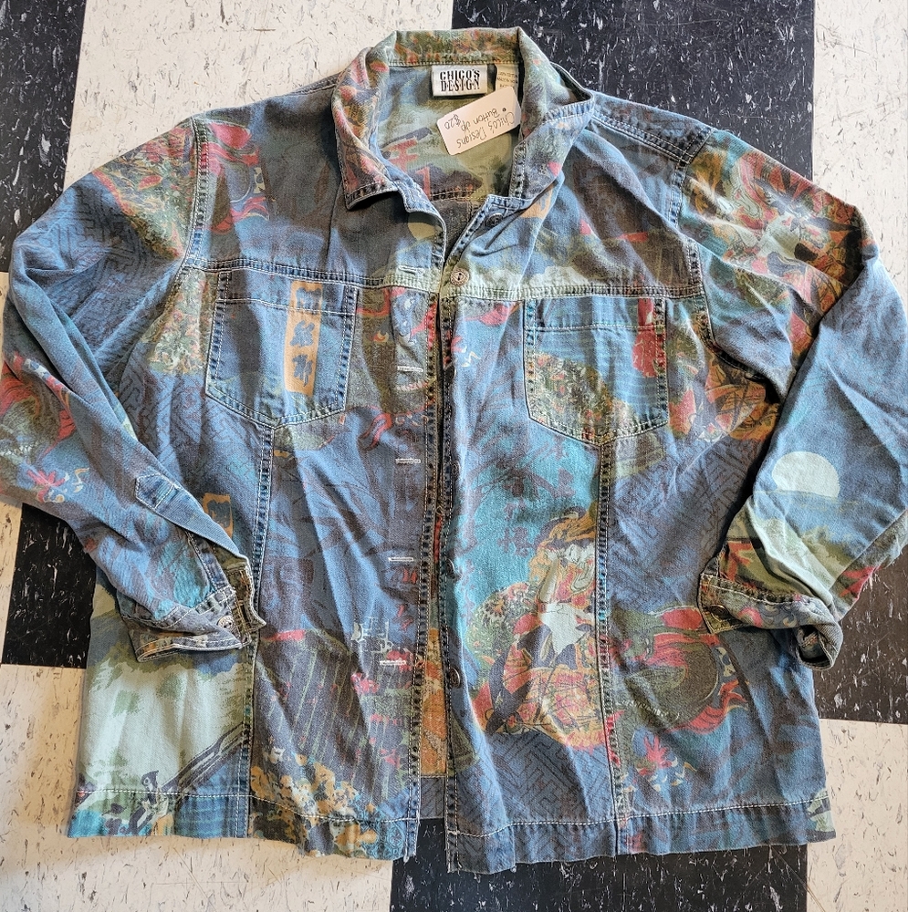 Vintage Chico's Designs Button Up